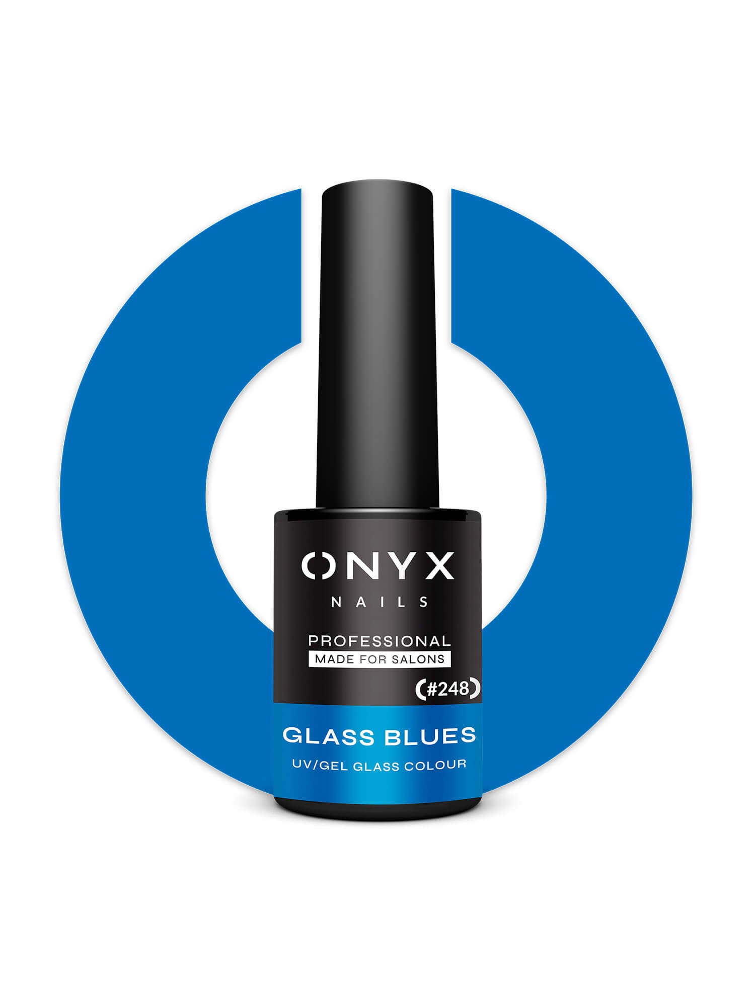 Ημιμόνιμο βερνίκι 248 Glass Blues 7ml