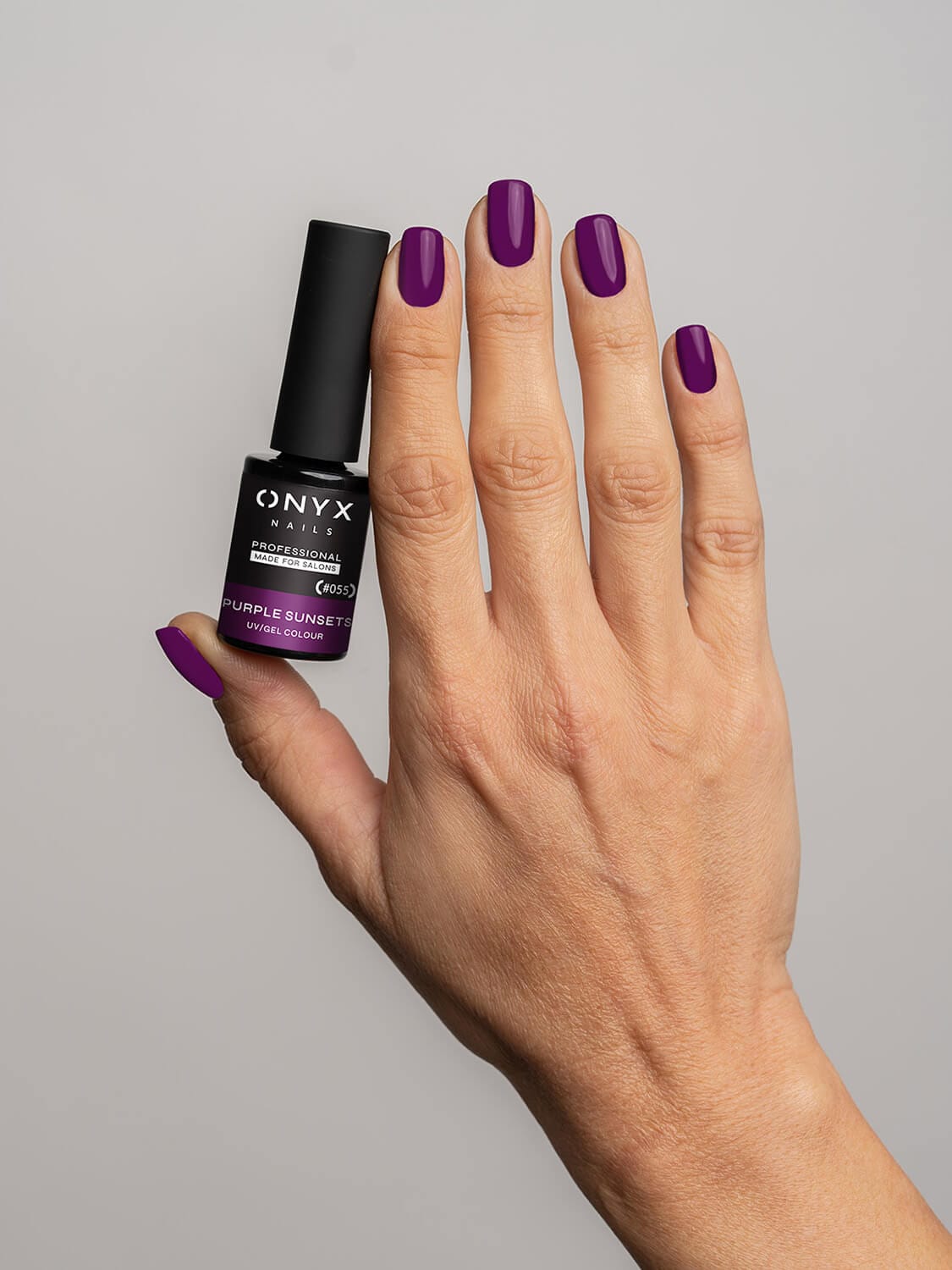 Onyx Nails Ημιμόνιμο βερνίκι 055 Purple Sunsets 7 ml