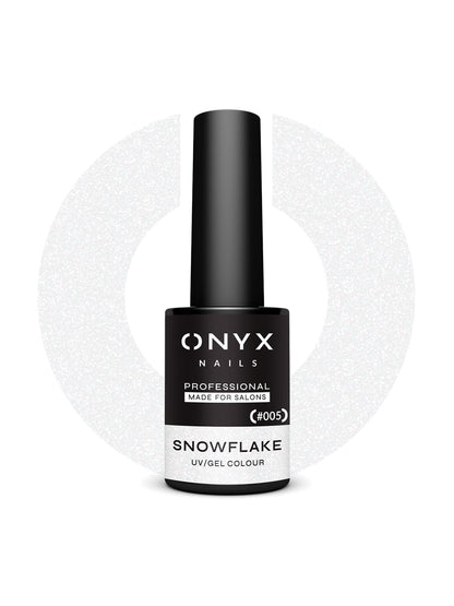 Onyx Nails Ημιμόνιμο βερνίκι 005 Snowflake 7 ml