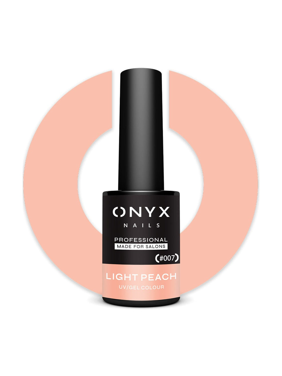 Onyx Nails Ημιμόνιμο βερνίκι 007 Light Peach 7 ml
