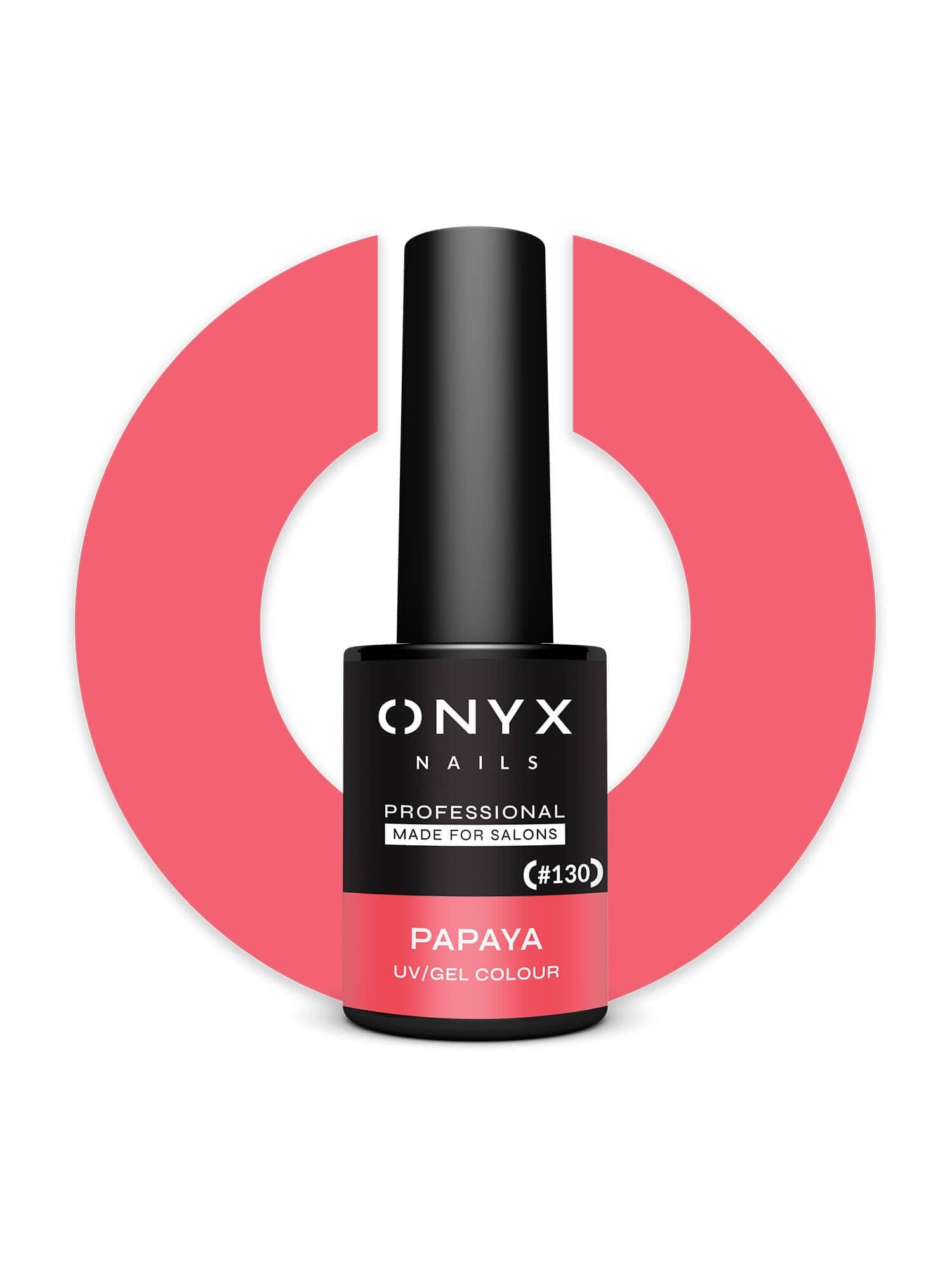 Onyx Nails Ημιμόνιμο βερνίκι 130 Papaya 7 ml