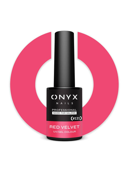 Onyx Nails Ημιμόνιμο βερνίκι 131 Red Velvet 7 ml