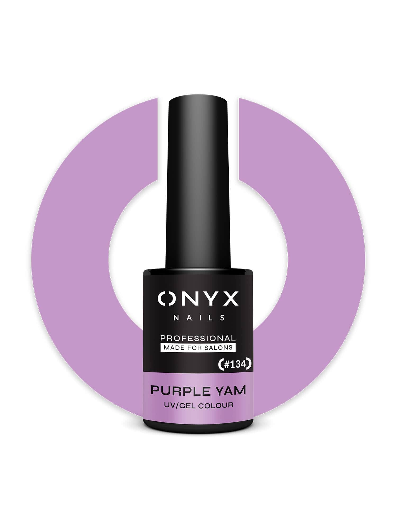 Onyx Nails Ημιμόνιμο βερνίκι 134 Purple Yam 7 ml