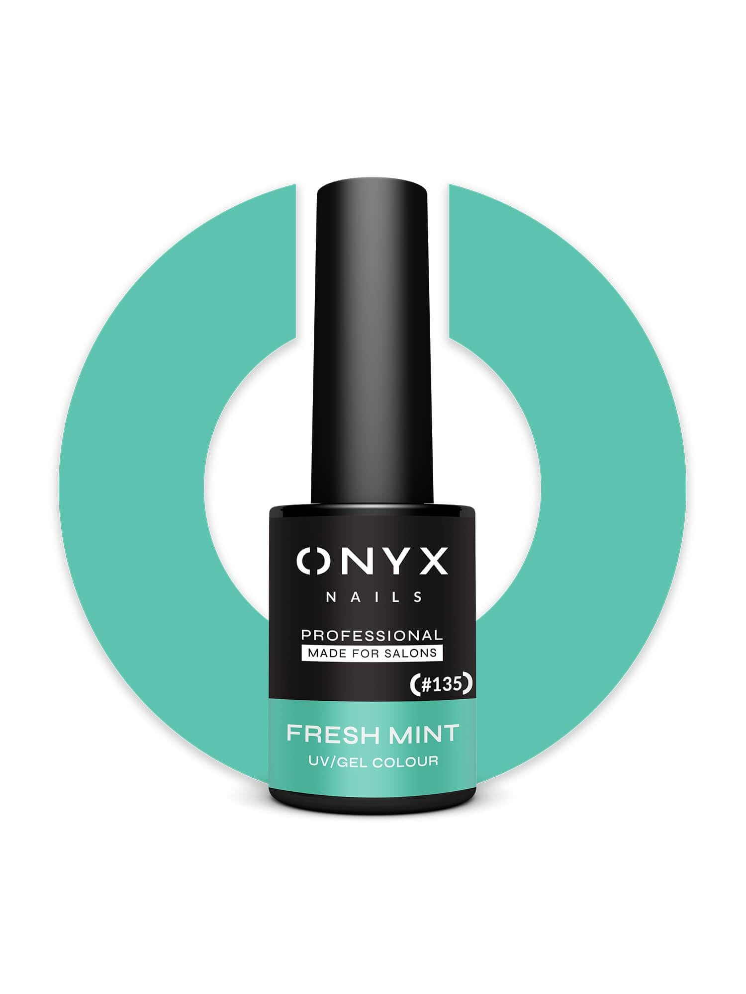 Onyx Nails Ημιμόνιμο βερνίκι 135 Fresh Mint 7 ml