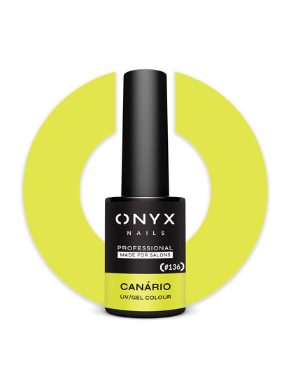 Onyx Nails Ημιμόνιμο βερνίκι 136 Canario 7 ml