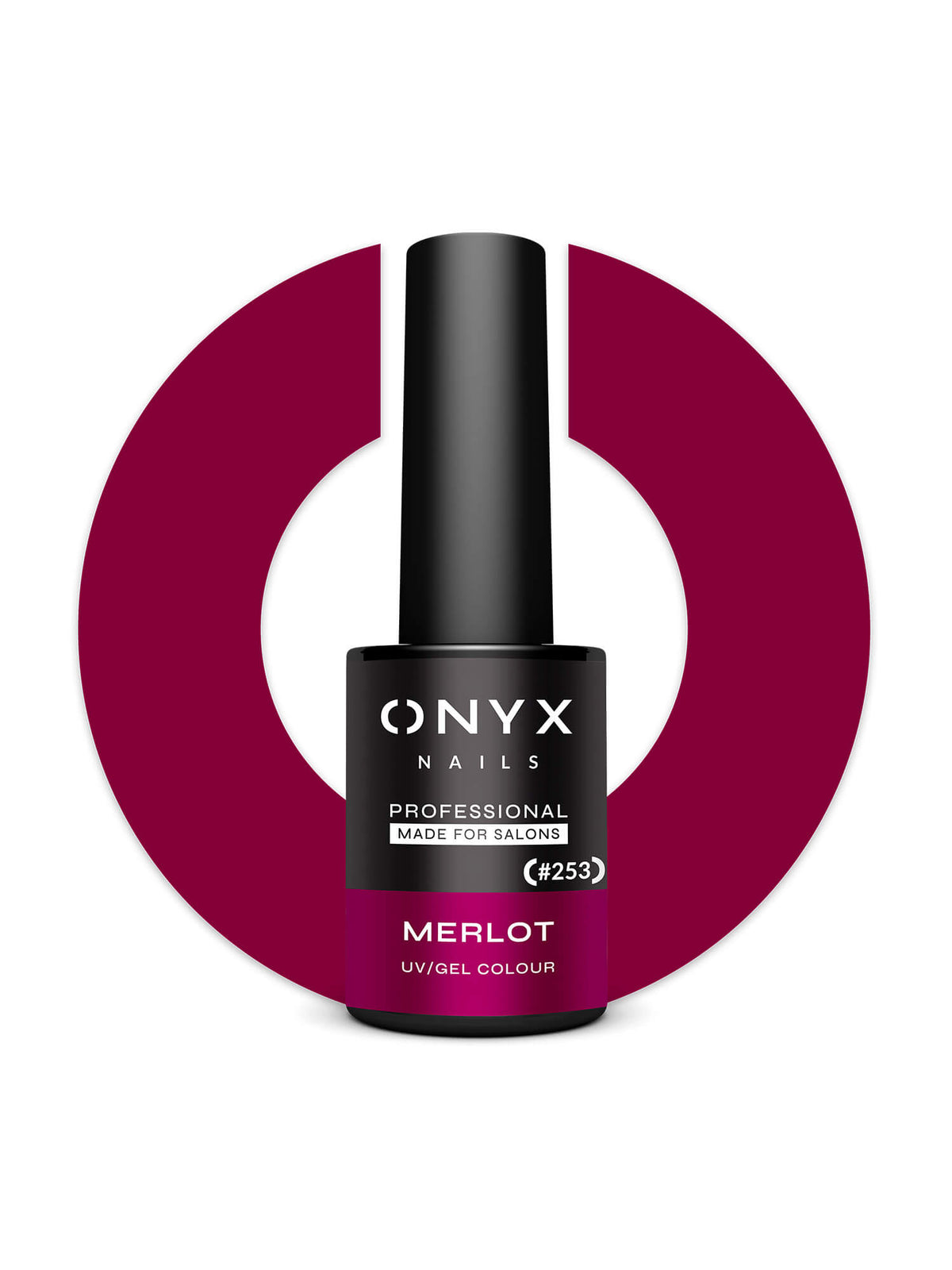Ημιμόνιμο βερνίκι 253 - Merlot 7ml