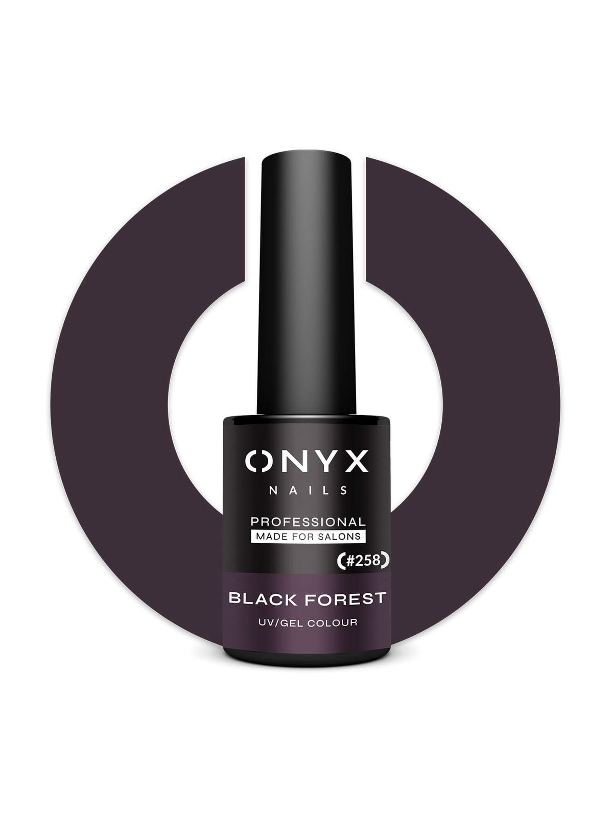 Ημιμόνιμο βερνίκι 258 - Black Forest 7ml