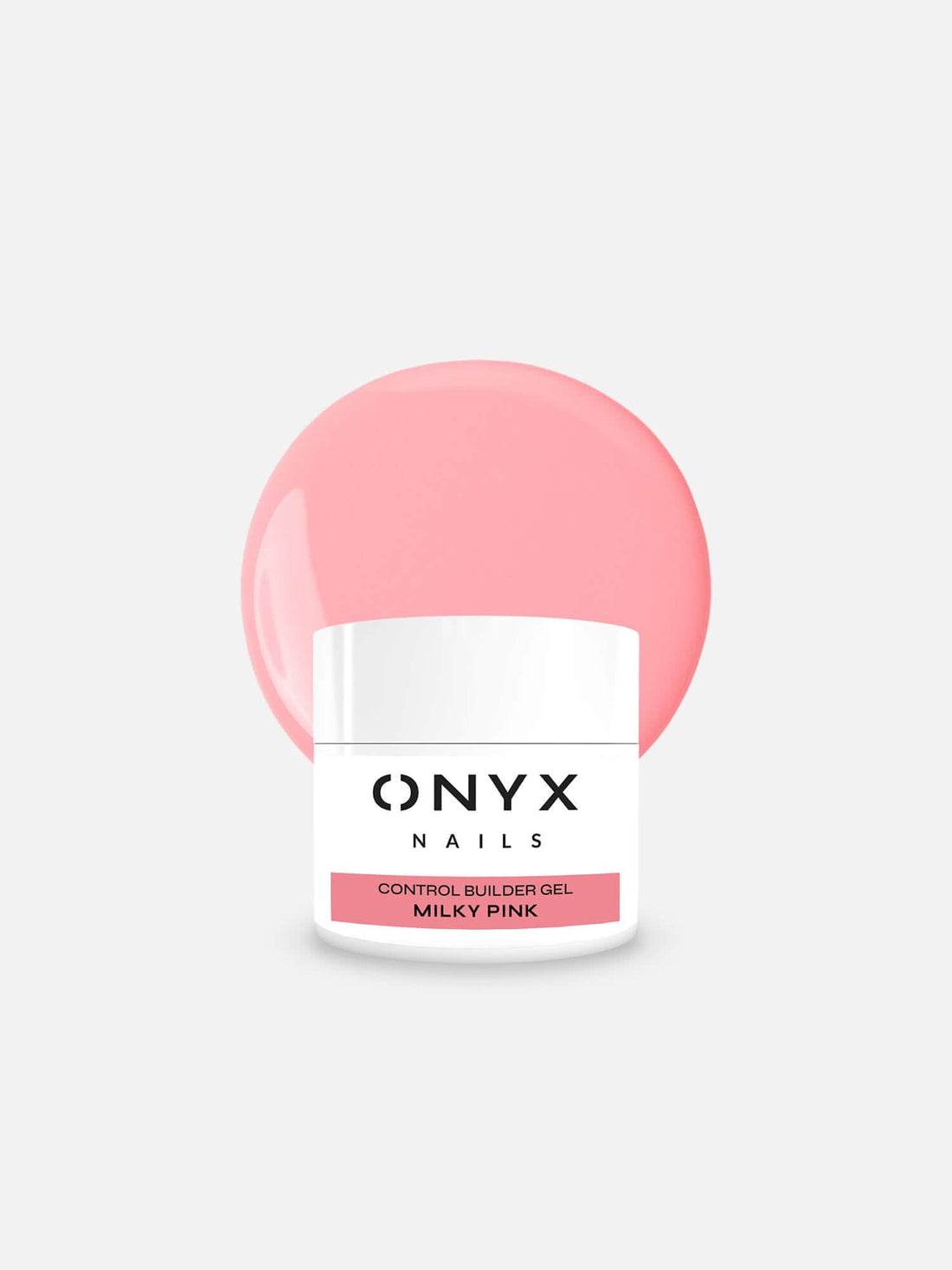Onyx Nails Gel χτισίματος Control Builder Gel Milky Pink 12 g