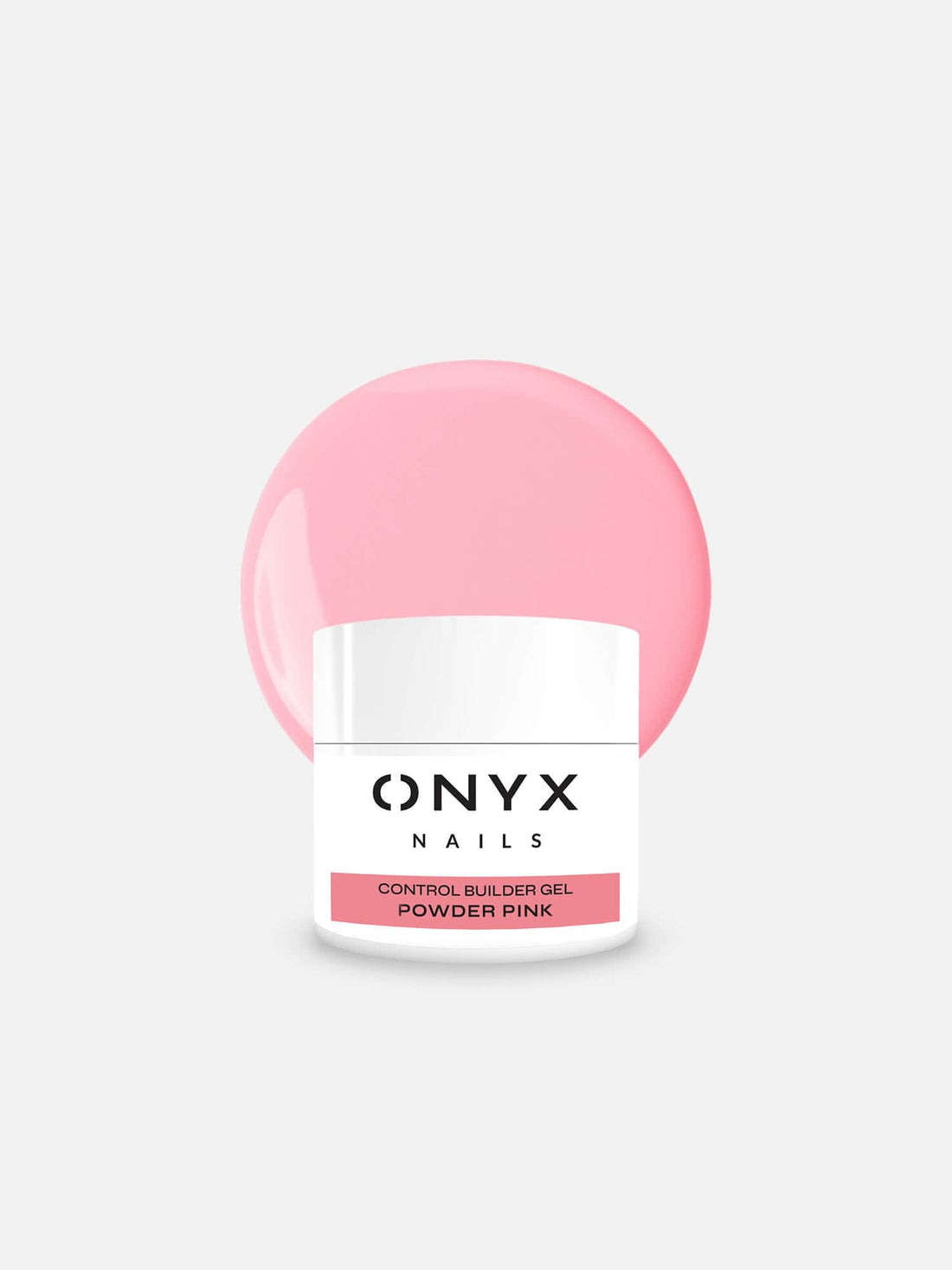 Onyx Nails Gel χτισίματος Control Builder Gel Powder Pink 12 g