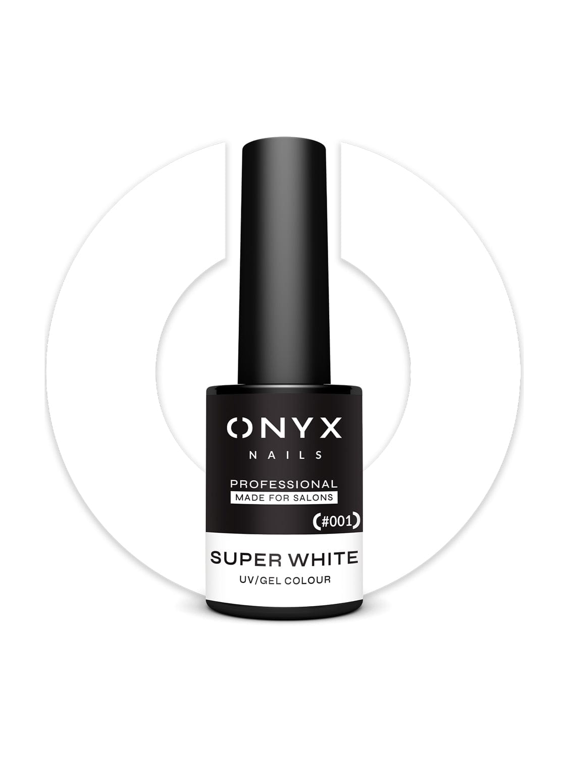 Onyx Nails Ημιμόνιμο βερνίκι 001 Super White 7ml