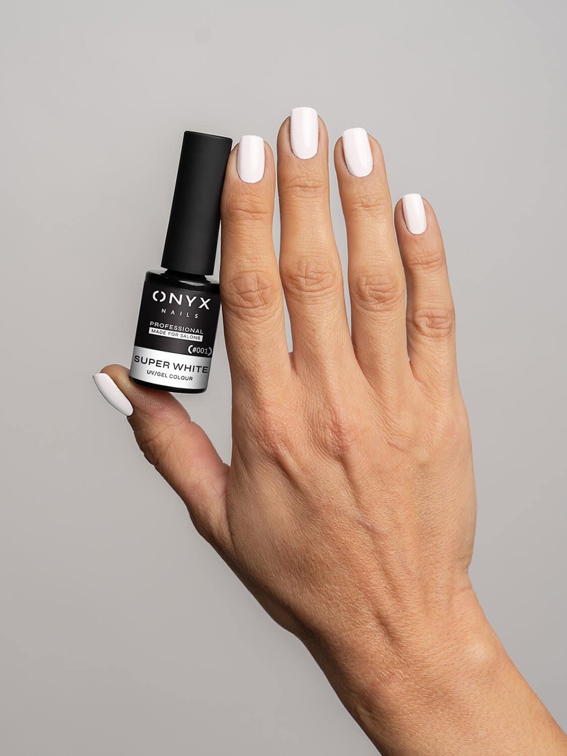 Onyx Nails Ημιμόνιμο βερνίκι 001 Super White 7ml