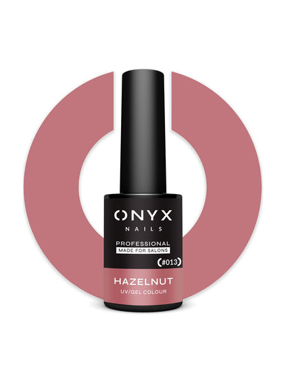 Onyx Nails Ημιμόνιμο βερνίκι 013 Hazelnut 7 ml