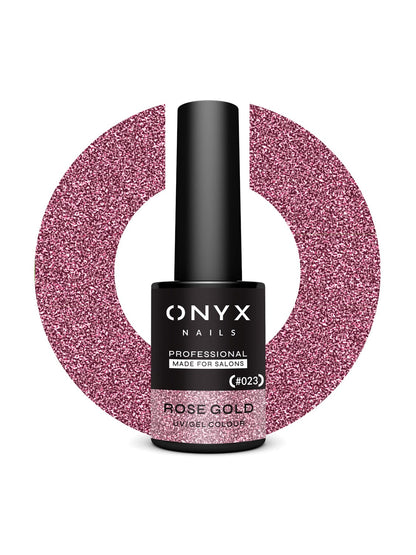 Onyx Nails Ημιμόνιμο βερνίκι 023 Rose Gold 7 ml