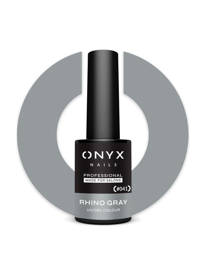 Onyx Nails Ημιμόνιμο βερνίκι 041 Rhino Gray 7 ml