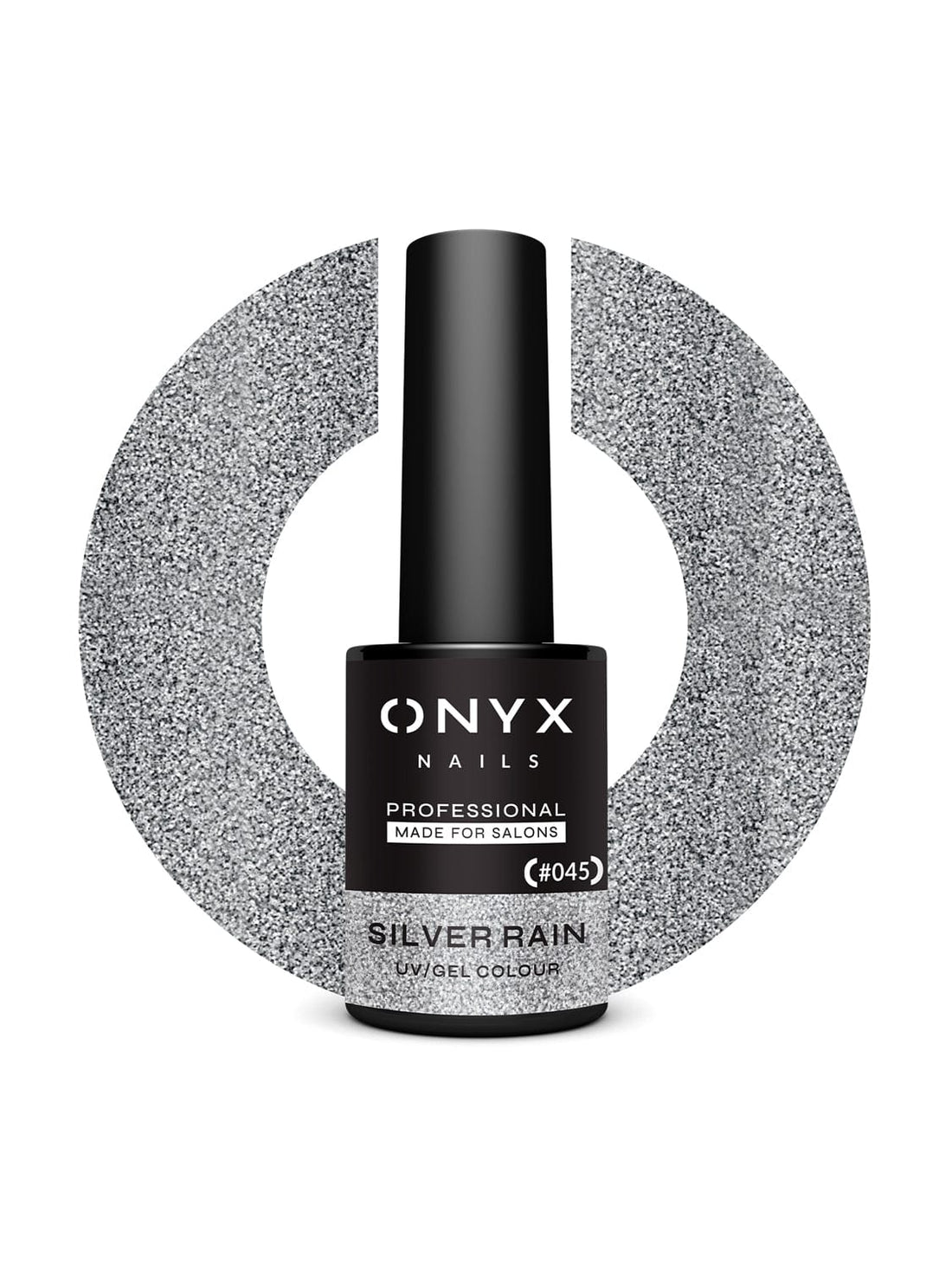 Onyx Nails Ημιμόνιμο βερνίκι 045 Silver Rain 7 ml