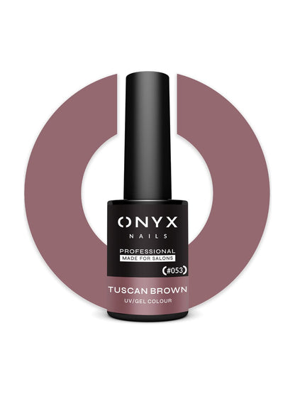 Onyx Nails Ημιμόνιμο βερνίκι 053 Tuscan Brown 7 ml