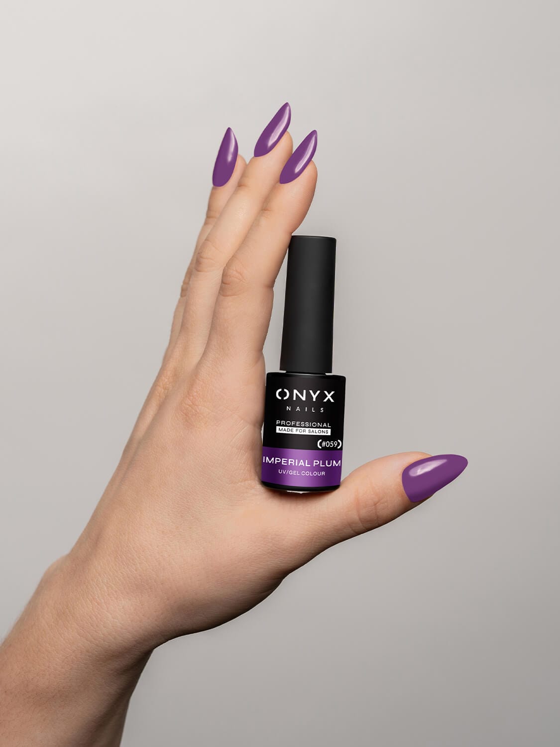 Onyx Nails Ημιμόνιμο βερνίκι 059 Imperial Plum 7 ml