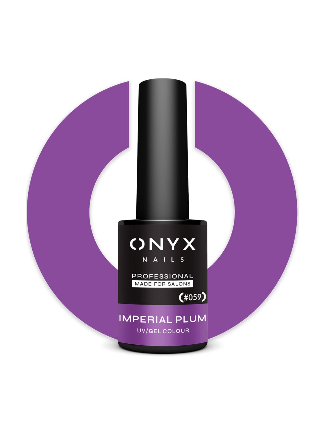 Onyx Nails Ημιμόνιμο βερνίκι 059 Imperial Plum 7 ml