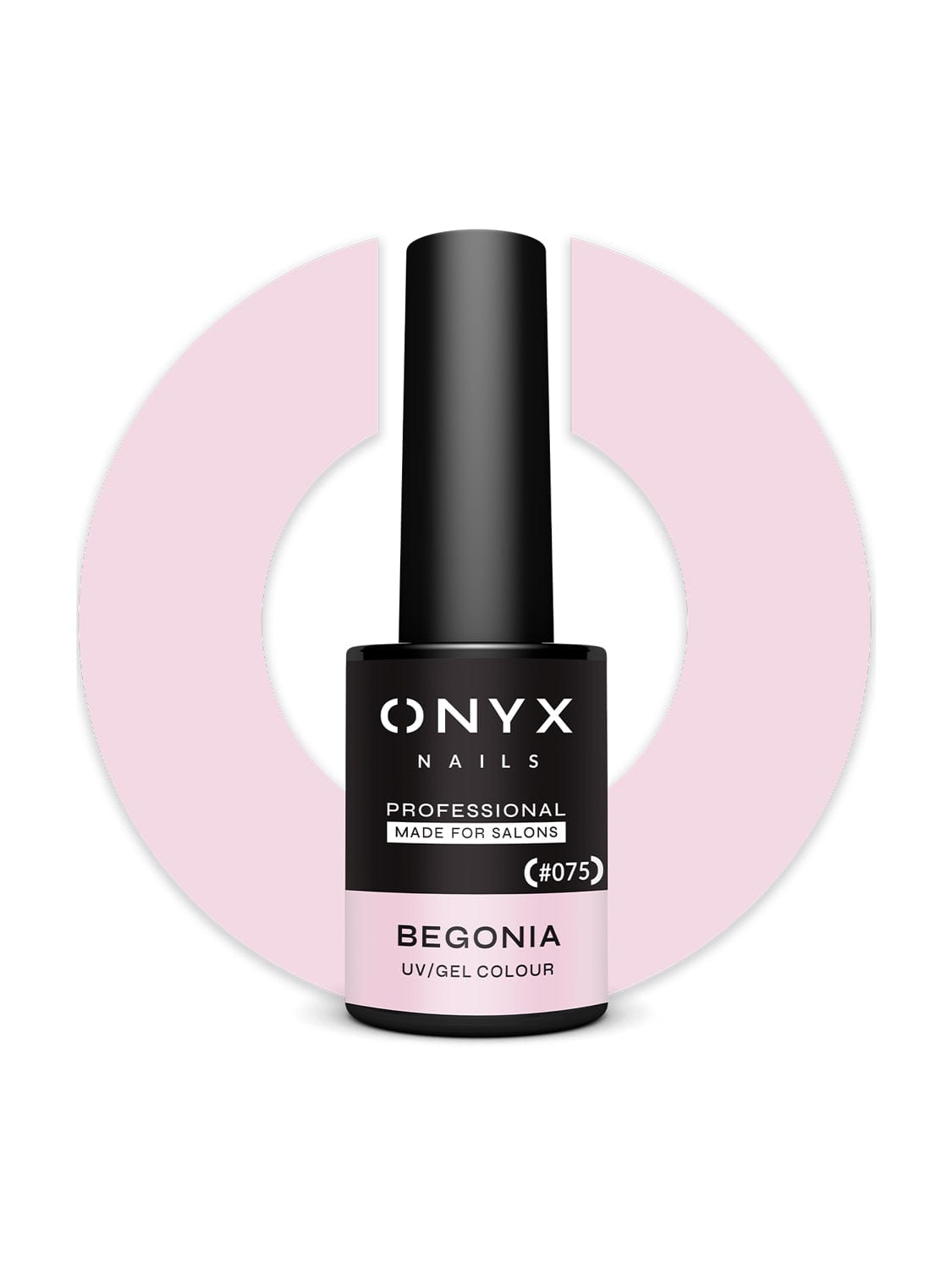 Onyx Nails Ημιμόνιμο βερνίκι 075 Begonia 7 ml