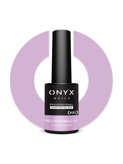 Onyx Nails Ημιμόνιμο βερνίκι 081 Belladonna Lily 7 ml