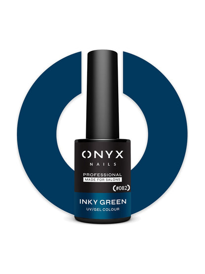 Onyx Nails Ημιμόνιμο βερνίκι 082 Inky Green 7 ml