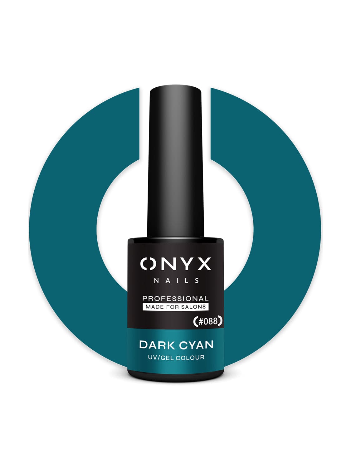 Onyx Nails Ημιμόνιμο βερνίκι 088 Dark Cyan 7 ml