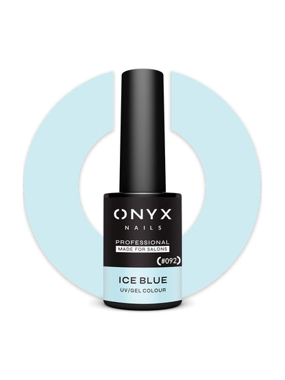 Onyx Nails Ημιμόνιμο βερνίκι 092 Ice Blue 7 ml