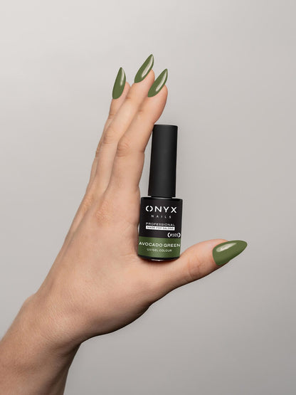 Onyx Nails Ημιμόνιμο βερνίκι 105 Avocado Green 7 ml