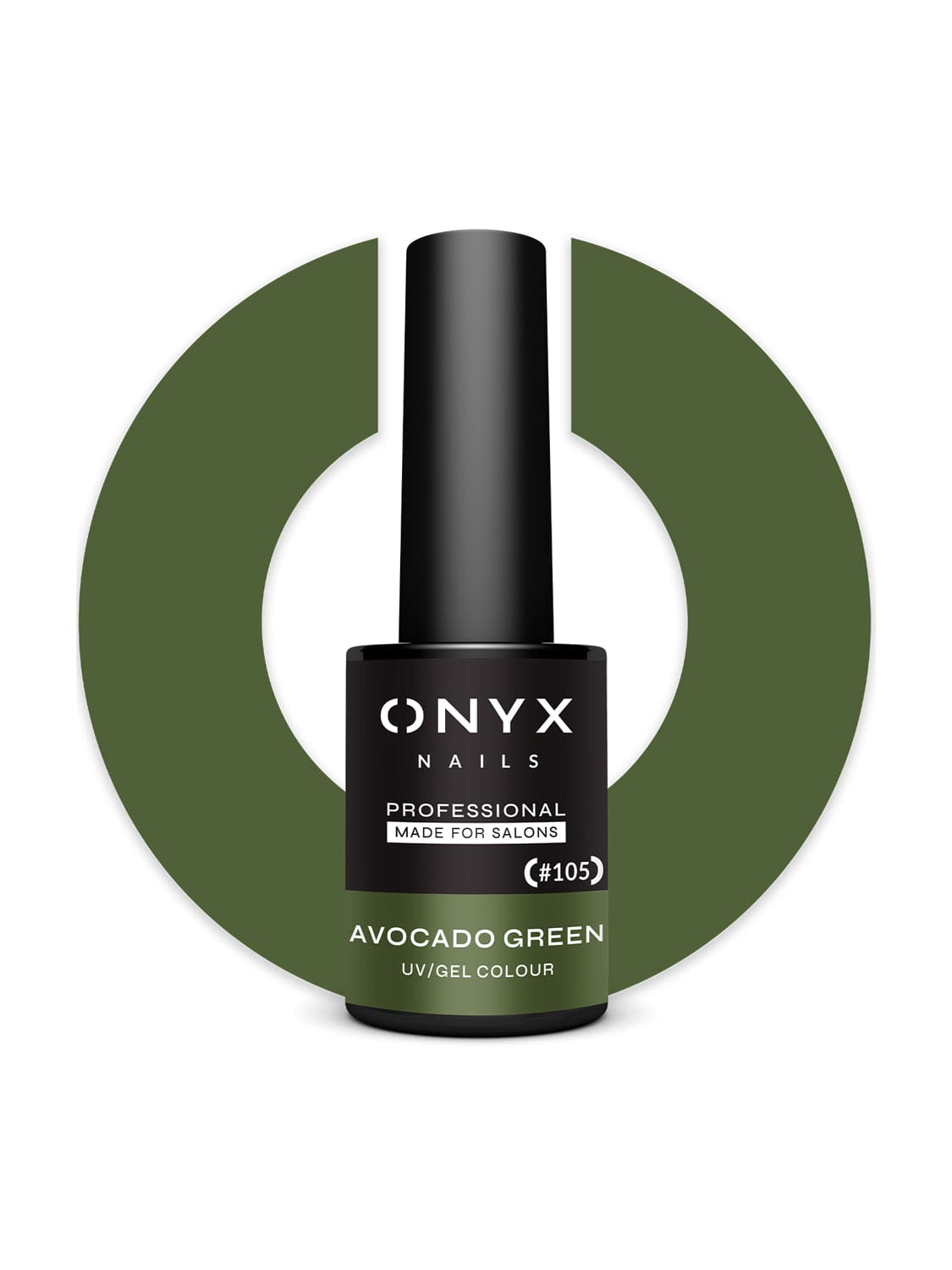Onyx Nails Ημιμόνιμο βερνίκι 105 Avocado Green 7 ml