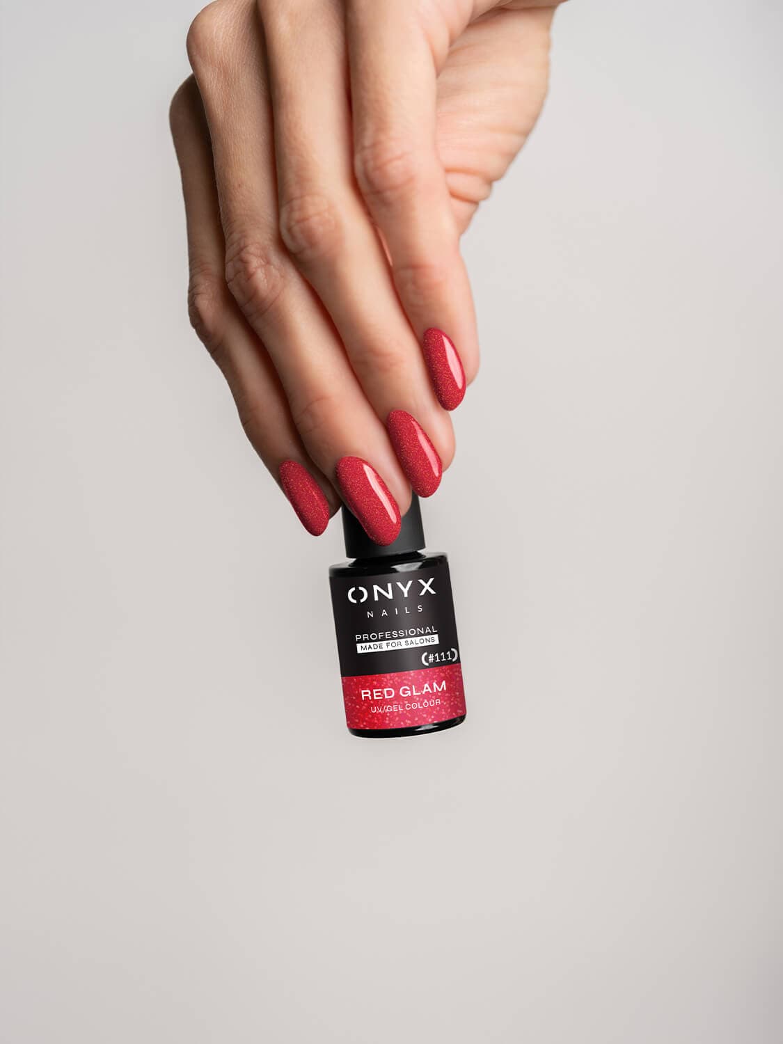 Onyx Nails Ημιμόνιμο βερνίκι 111 Red Glam 7 ml