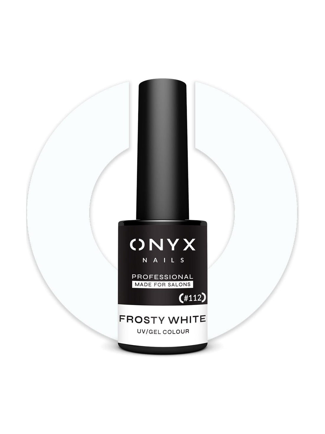 Onyx Nails Ημιμόνιμο βερνίκι 112 Frosty White 7 ml