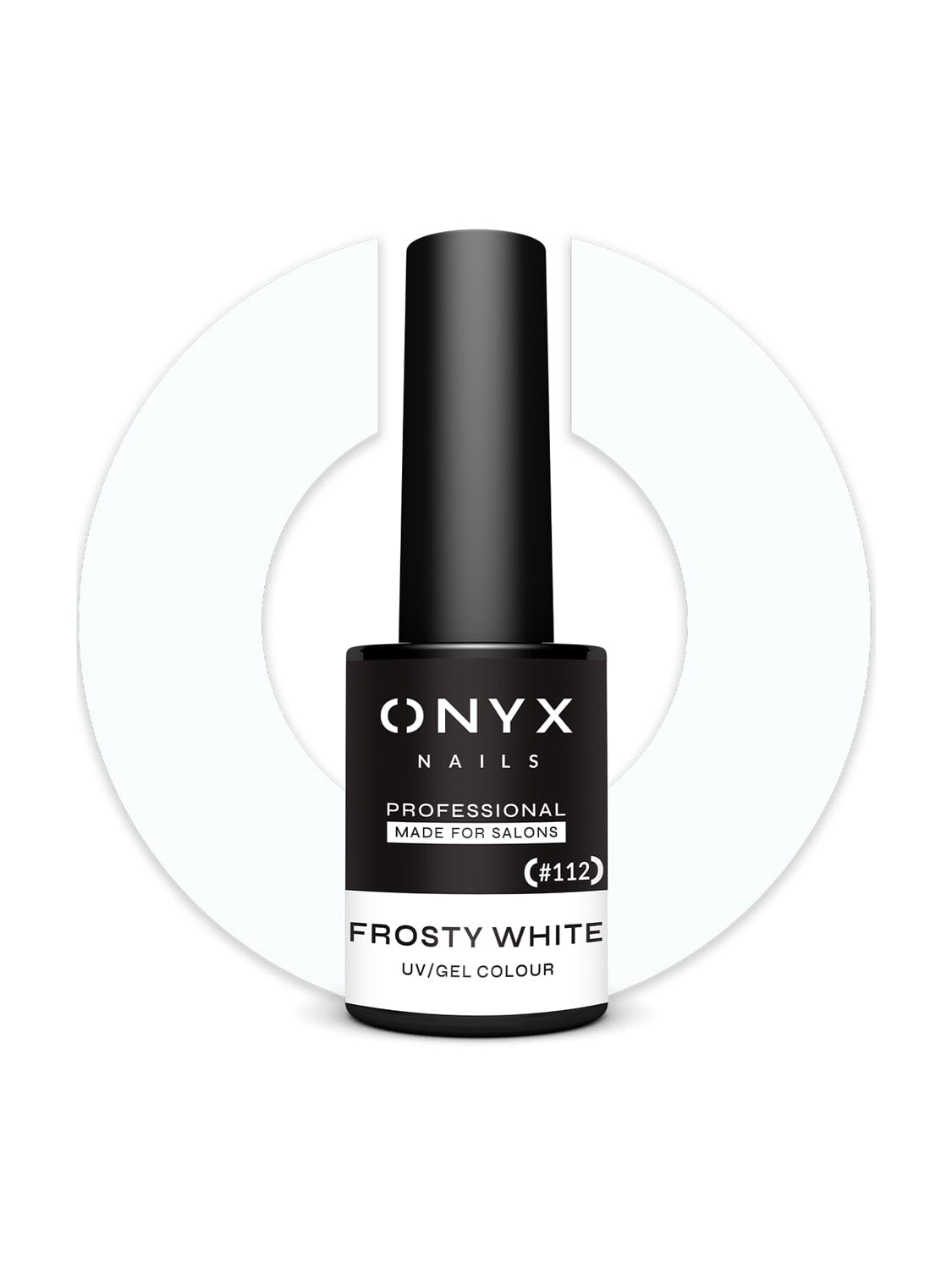 Onyx Nails Ημιμόνιμο βερνίκι 112 Frosty White 7 ml