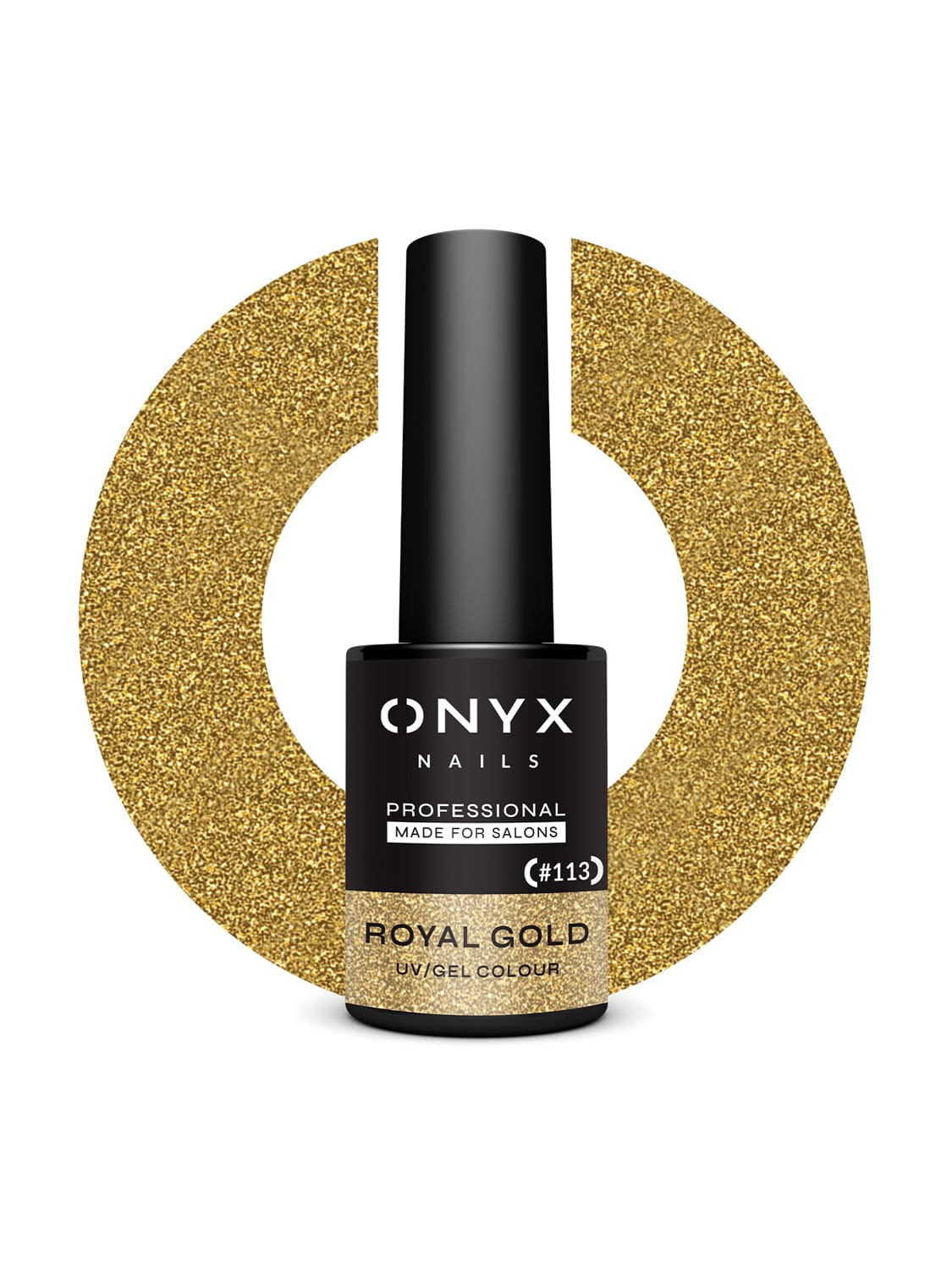 Onyx Nails Ημιμόνιμο βερνίκι 113 Royal Gold 7 ml