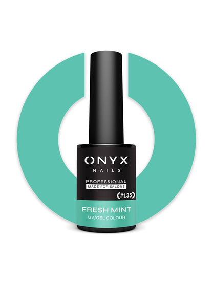 Onyx Nails Ημιμόνιμο βερνίκι 135 Fresh Mint 7 ml