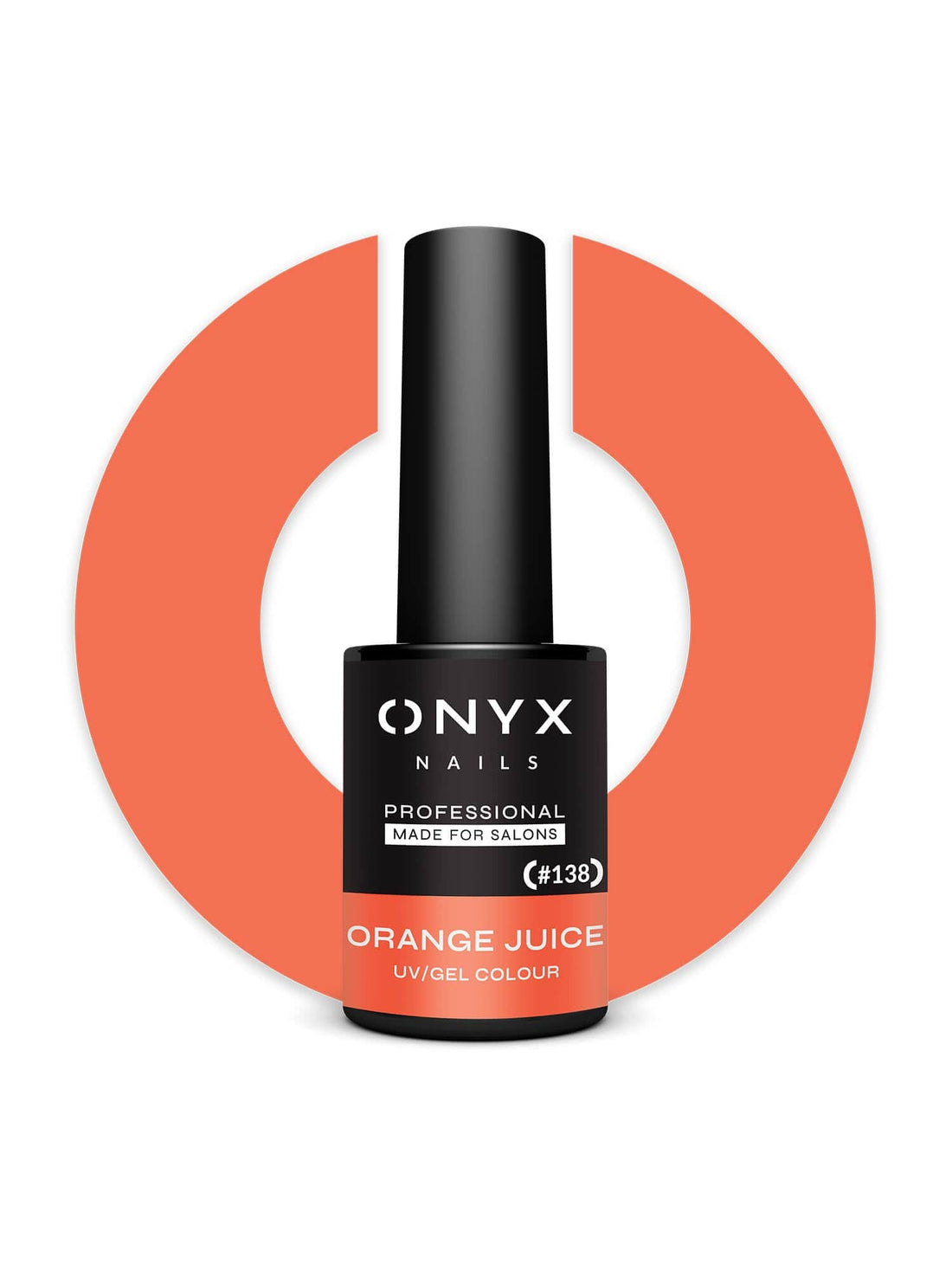 Onyx Nails Ημιμόνιμο βερνίκι 138 Orange Juice 7 ml