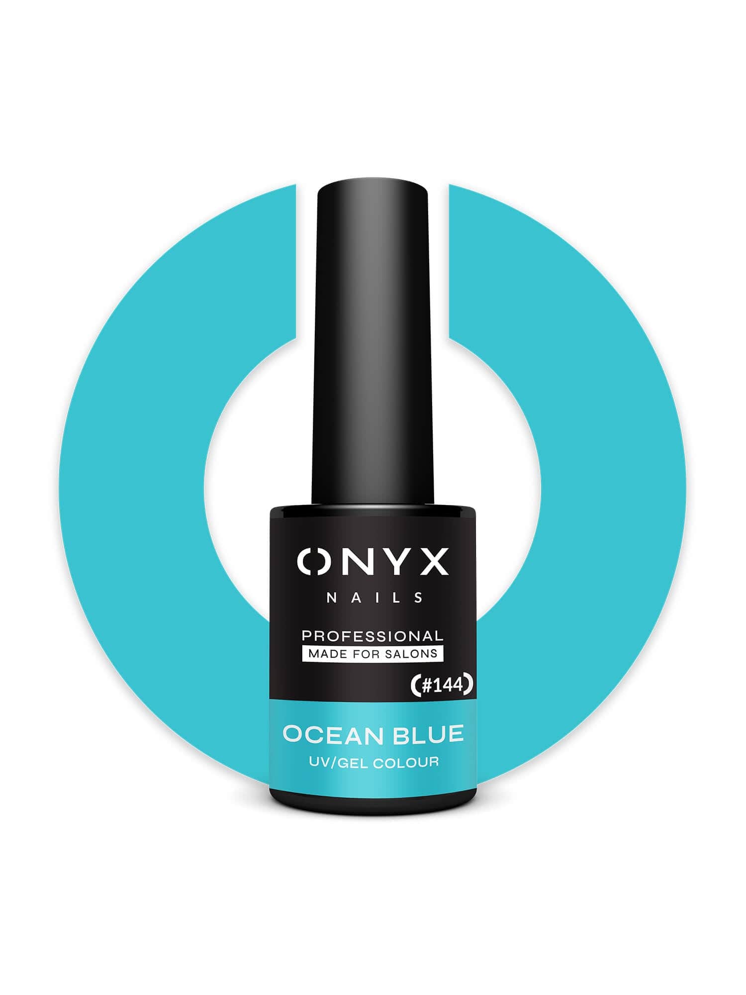 Onyx Nails Ημιμόνιμο βερνίκι 144 Ocean Blue 7 ml