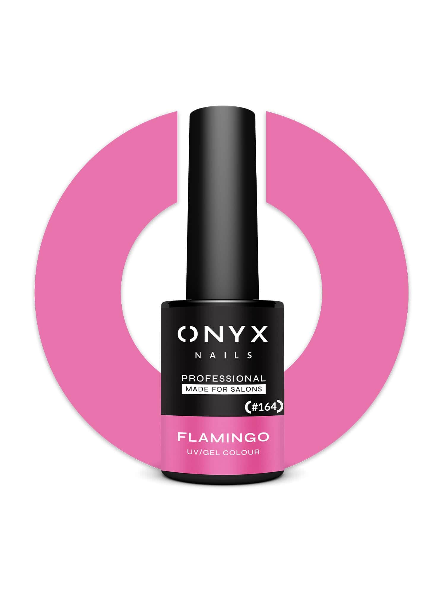 Onyx Nails Ημιμόνιμο βερνίκι 164 Flamingo 7 ml