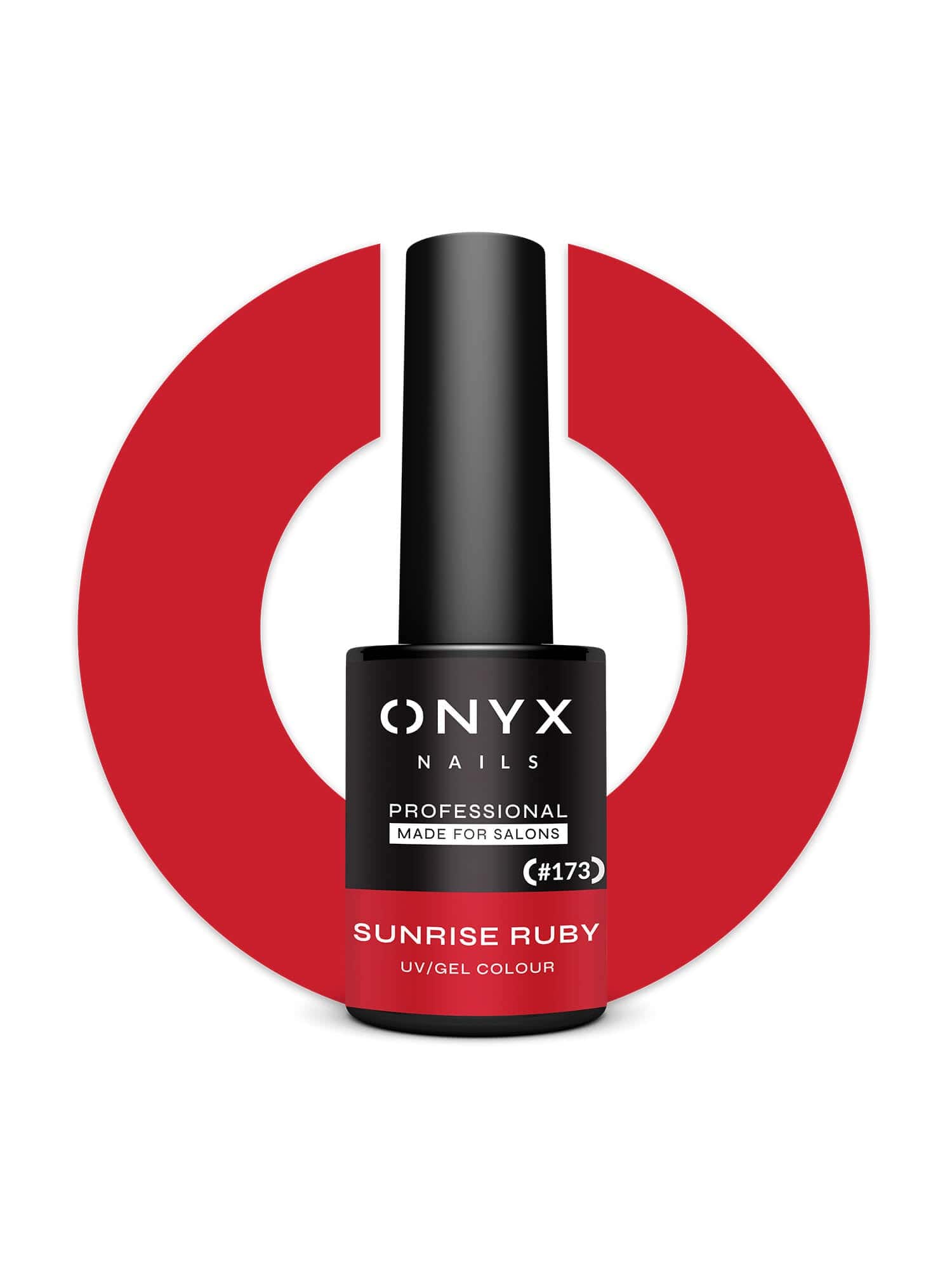 Onyx Nails Ημιμόνιμο βερνίκι 173 Sunrise Ruby 7 ml