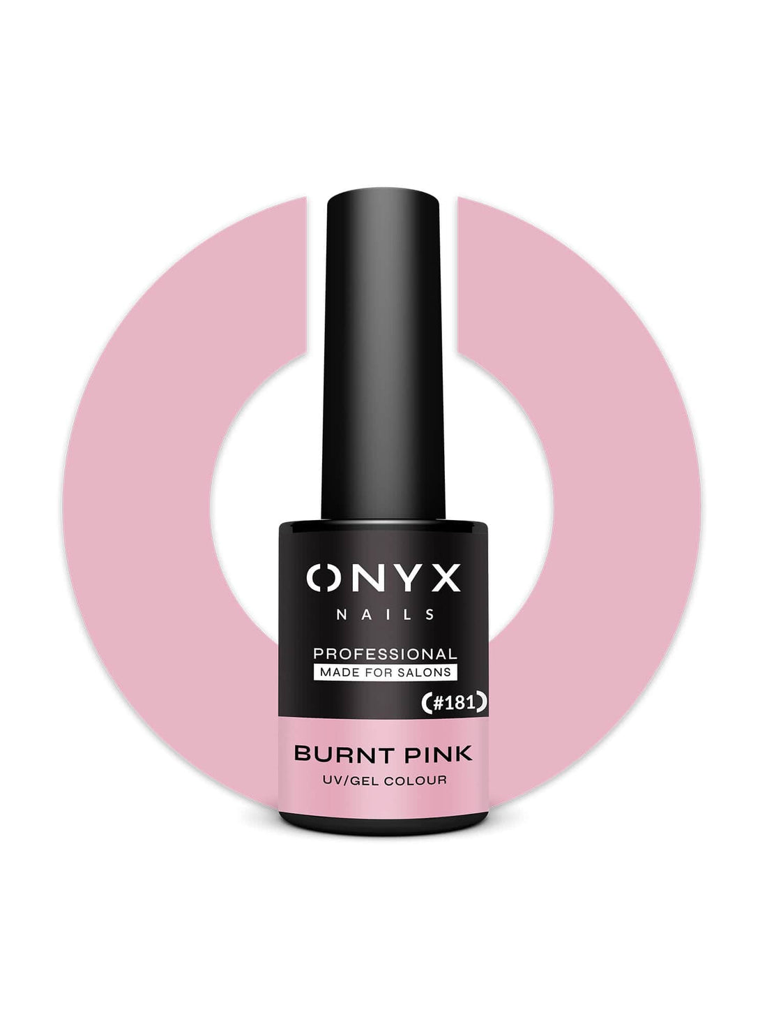 Onyx Nails Ημιμόνιμο βερνίκι 181 Burnt Pink 7 ml