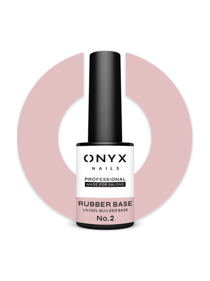 Onyx Nails Ενισχυμένη Βάση - Rubber Base - No.2 7 ml