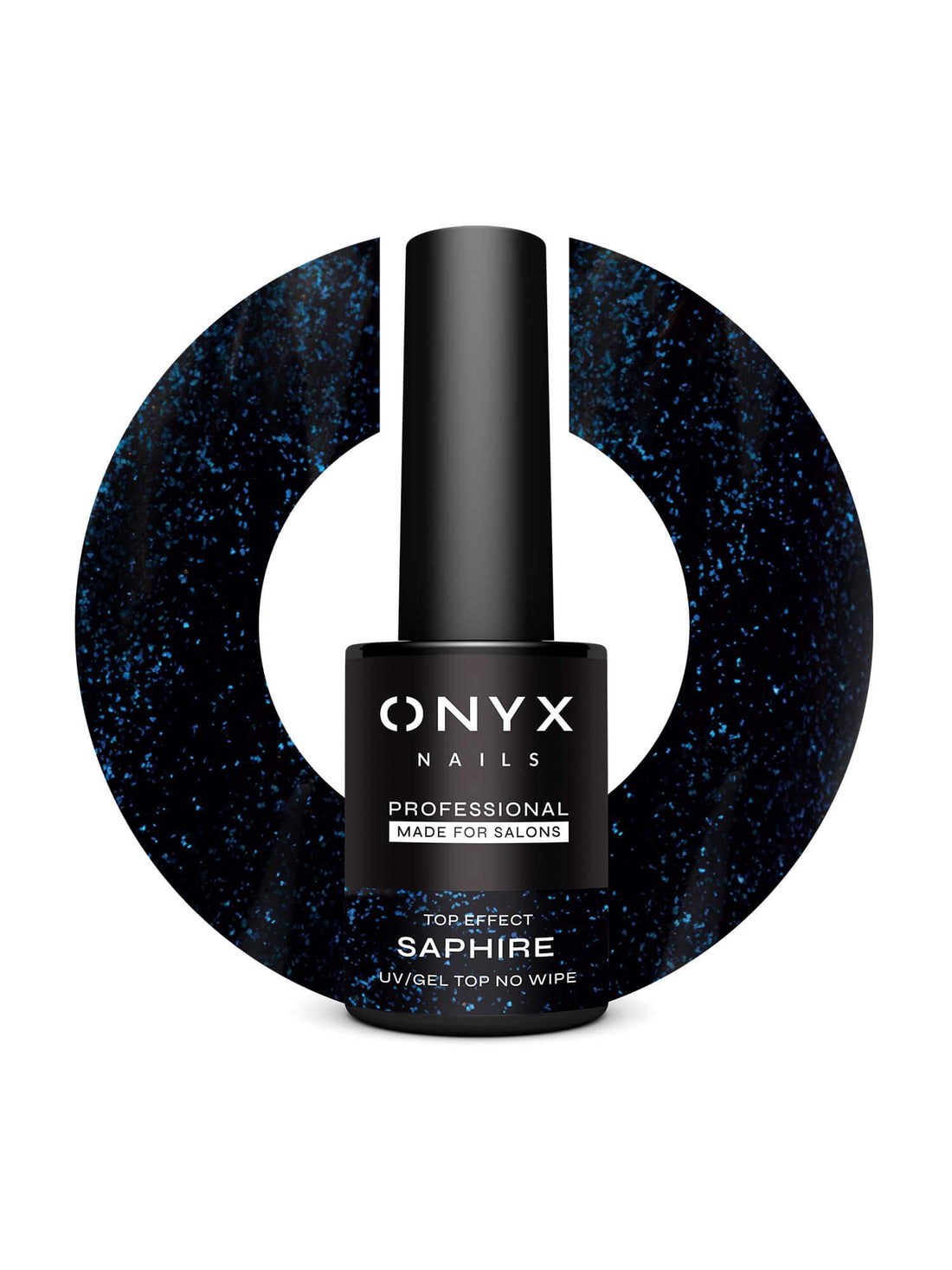 Onyx Nails Top Coat No Wipe Effect – T09 Saphire 7 ml