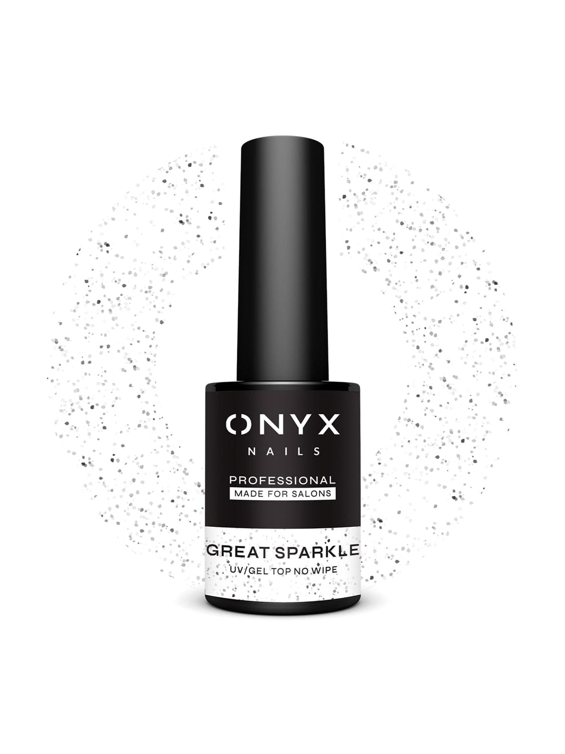 Onyx Nails Top Coat No Wipe - Great Sparkle 7 ml